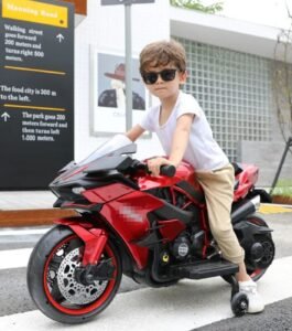 moto eléctrica para niños color rojo
