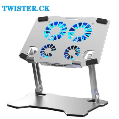 Soporte de refrigeración para tableta, accesorio ajustable de aluminio para Notebook, Macbook Pro y IPad, novedad