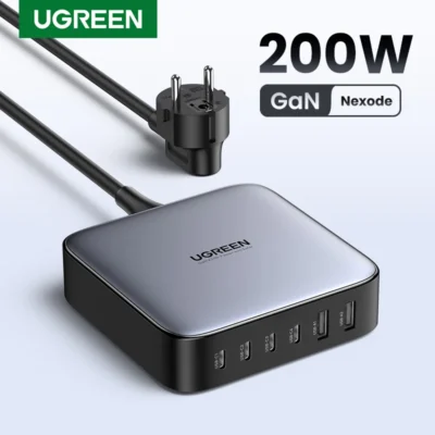 Ugreen-200W cargador rápido para ordenador portátil,Telefonos y tabletas