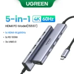 5 en 1 HDMI PD Hub