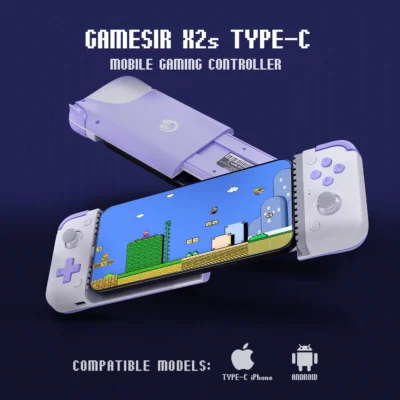 Gamesir-mando X2s para teléfono móvil, mando con efecto Hall Stick para iPhone, Android, tipo C, PS Cloud Game