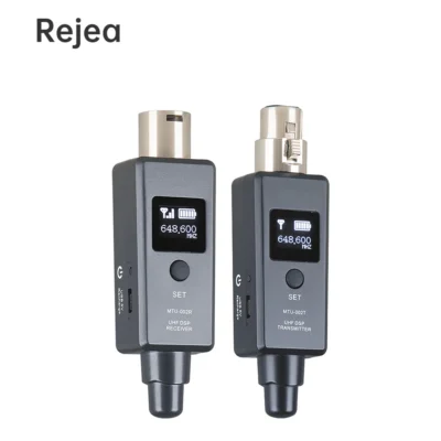 Rejea-sistema receptor y transmisor inalámbrico para micrófono dinámico, batería recargable integrada.