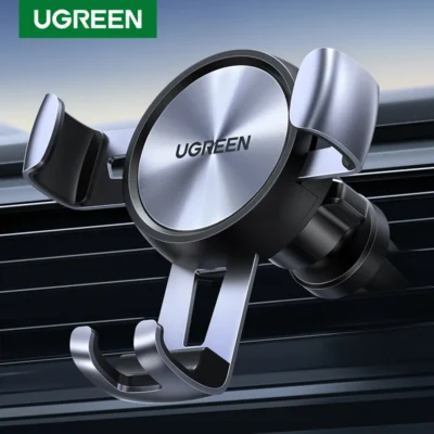 Ugreen-Soporte de teléfono móvil para coche, accesorio de apoyo de gravedad para iPhone 13, 12 Pro, con ventilación automática