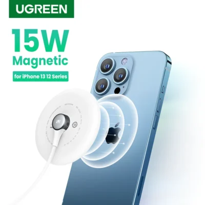 UGREEN-cargador inalámbrico magnético para iPhone 14 Pro Max/13, cargador inalámbrico con imán